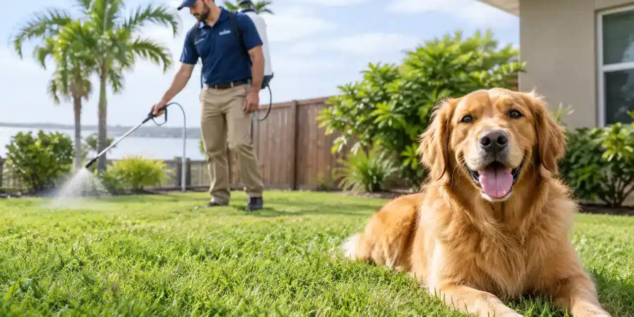 Dog Yard Deodorizing Service for Jacksonville Homes